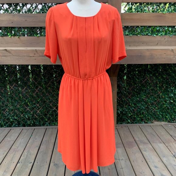 BCBGMaxAzria “Karia” Dress – Size M – Saffron Orange – NWOT – Has Pockets! - Picture 4 of 8
